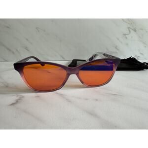 Swanwick Night cat eye  Glasses Blue Light Blocking Purple Ref 1002